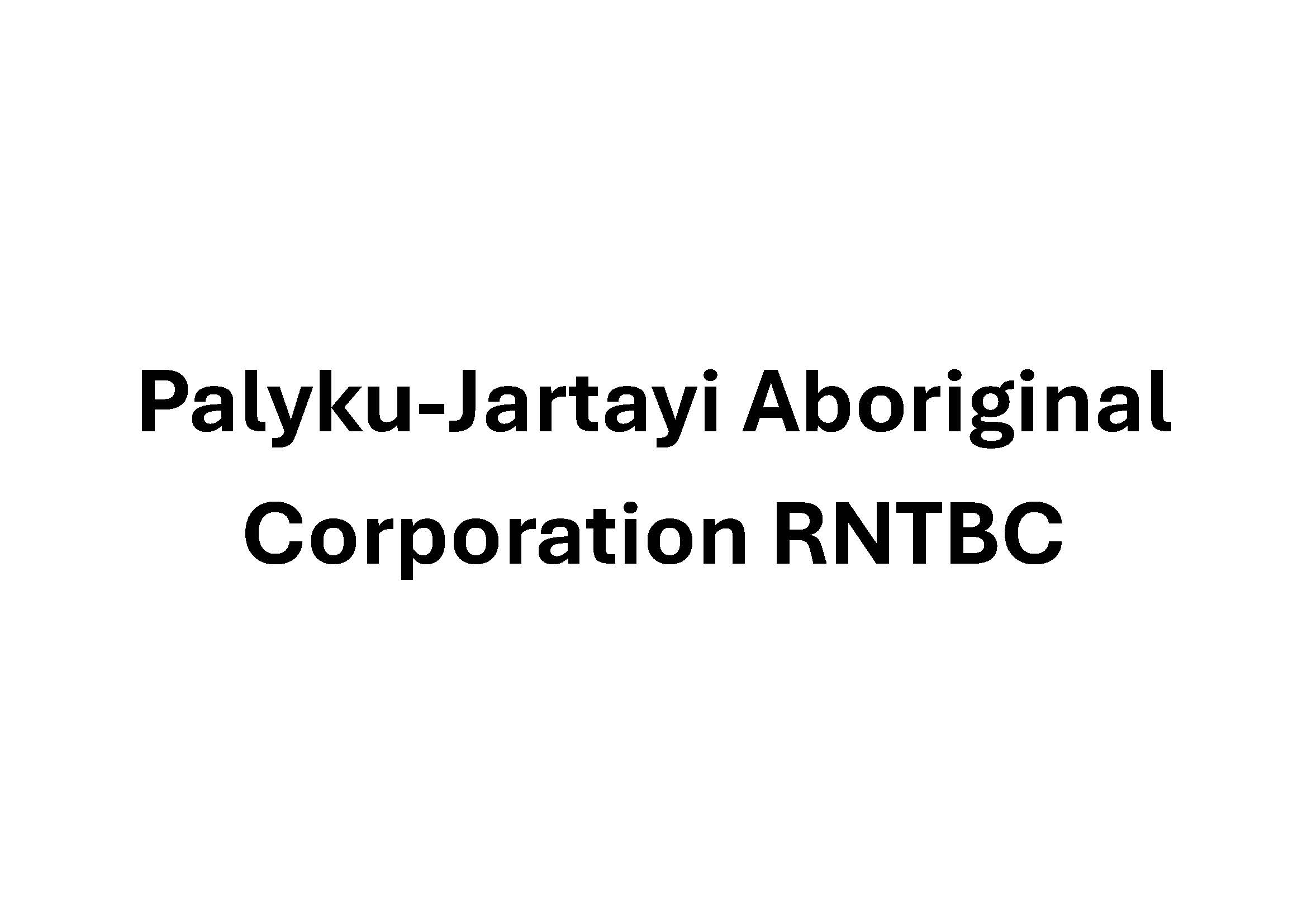 Palyku-Jartayi Aboriginal Corporation RNTBC
